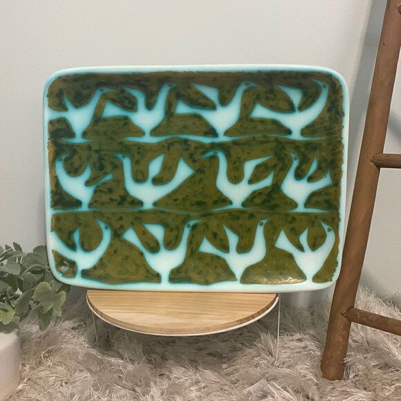 Alessio Tasca Signed Hand Painted
Ceramic Italian Mid-Century Modern Wall Plate - Picture 3 of 17